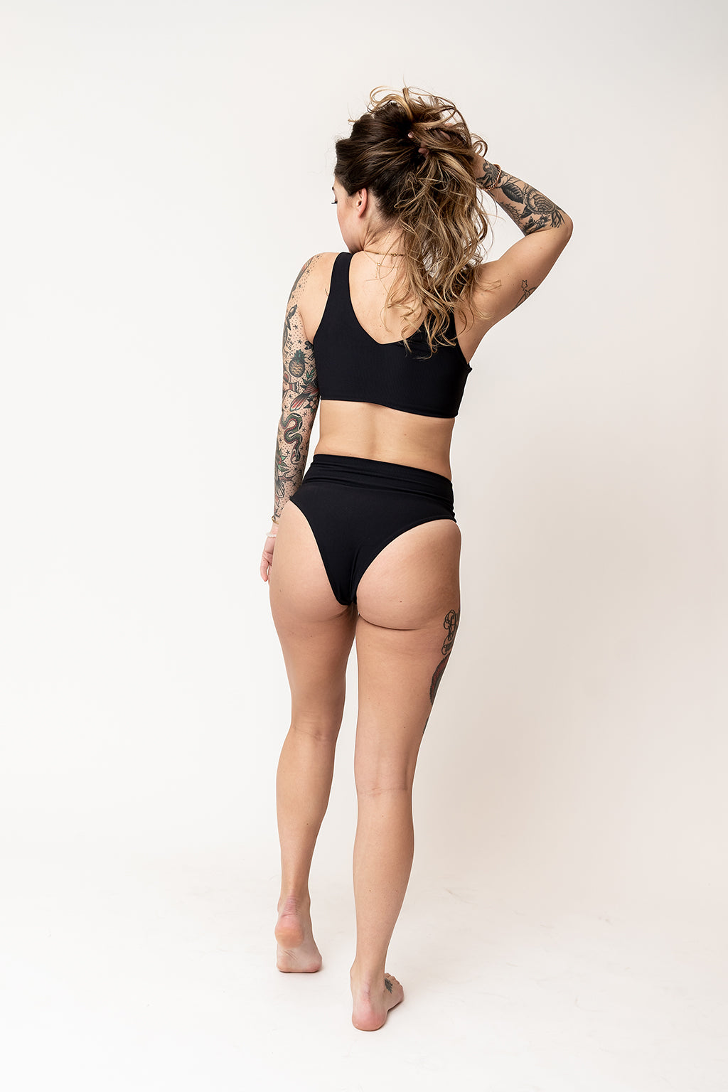 Rose Ribbed Reversible Bikini Top